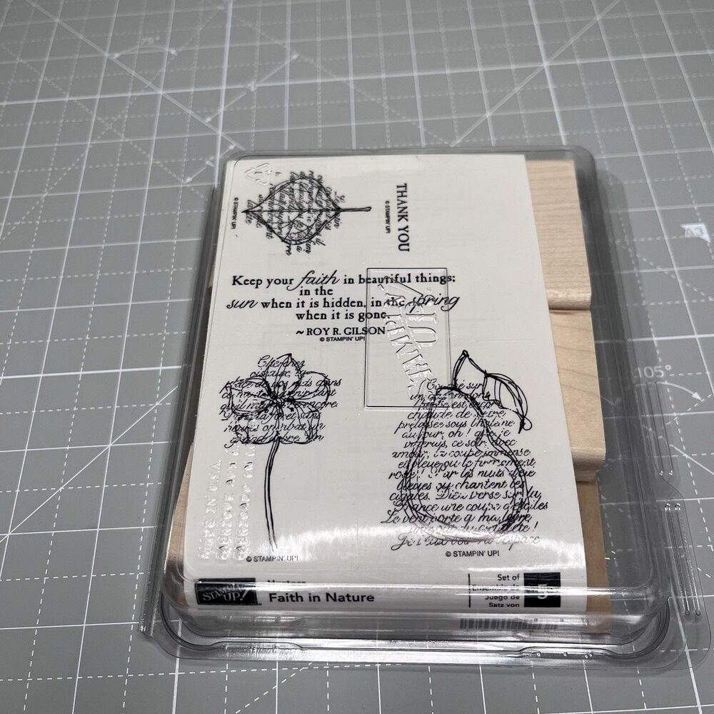 Stampin Up Faith in Nature Stamp Set New